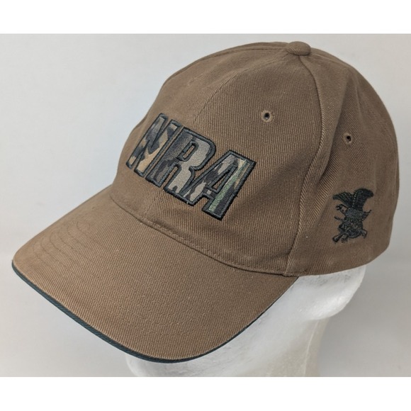 Other - Vintage NRA‎ National Rifle Association Baseball Hat Cap Canvas Camo Hunting Y2K